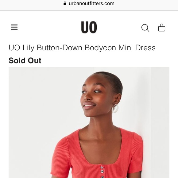 Urban Outfitters ribbed knit Bodycon Dress - Picture 2 of 4